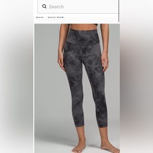 Diamond Dye lululemon align leggings, size 6, 28”